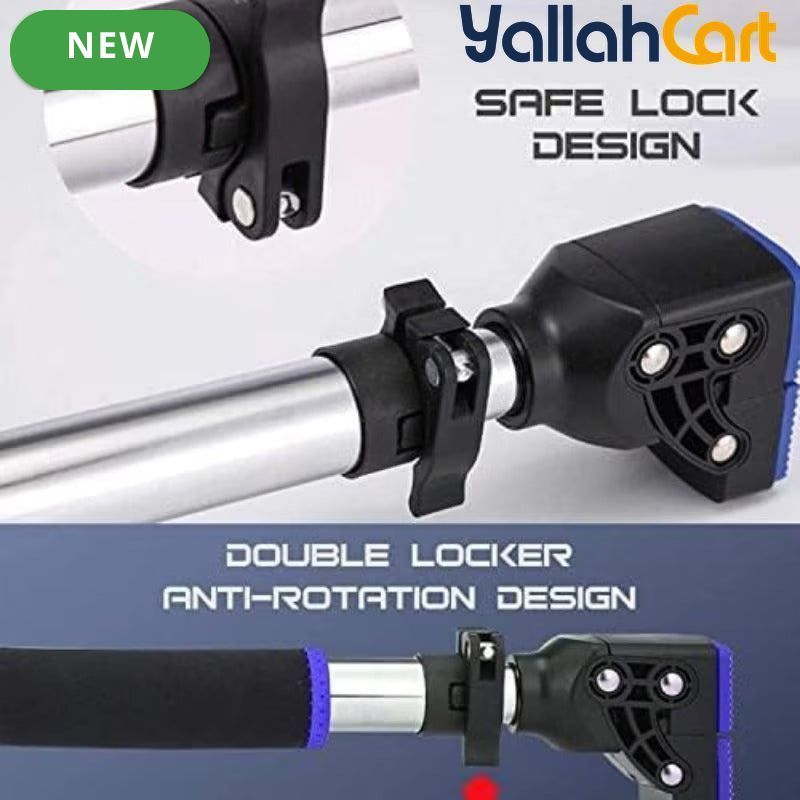 Adjustable Lockable Door Pull-Up Bar – Screwless Chin-Up & Upper Body Workout Equipment