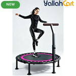 Commercial-Grade Heavy-Duty Rebounder Trampoline with Adjustable T-Bar Handle