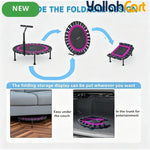 Commercial-Grade Heavy-Duty Rebounder Trampoline with Adjustable T-Bar Handle