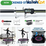 Commercial-Grade Heavy-Duty Rebounder Trampoline with Adjustable T-Bar Handle