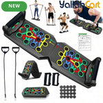 5-Piece Multifunctional Push-Up Board Set with Resistance Bands & Jump Rope