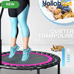 Commercial-Grade Heavy-Duty Rebounder Trampoline with Adjustable T-Bar Handle