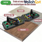 5-Piece Multifunctional Push-Up Board Set with Resistance Bands & Jump Rope