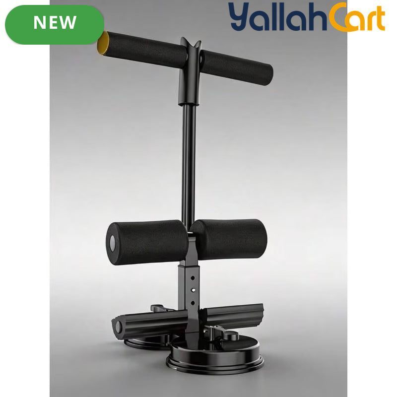 Portable Sit-Up Exercise Assistant with Strong Suction Cup – Home Ab Workout Equipment