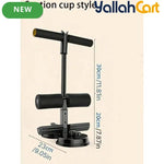 Portable Sit-Up Exercise Assistant with Strong Suction Cup – Home Ab Workout Equipment
