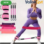 Adjustable Resistance Yoga Band with Ankle Loops – Glute, Hip & Leg Workout Trainer