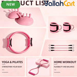 Adjustable Resistance Yoga Band with Ankle Loops – Glute, Hip & Leg Workout Trainer