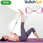 Adjustable Resistance Yoga Band with Ankle Loops – Glute, Hip & Leg Workout Trainer