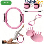 Adjustable Resistance Yoga Band with Ankle Loops – Glute, Hip & Leg Workout Trainer