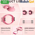 Adjustable Resistance Yoga Band with Ankle Loops – Glute, Hip & Leg Workout Trainer