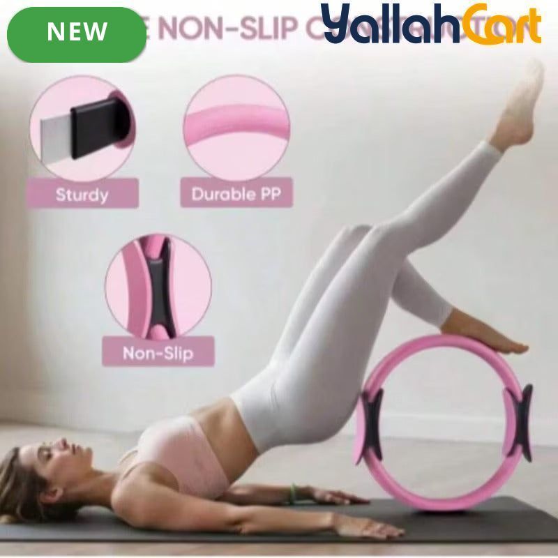 Adjustable Resistance Yoga Band with Ankle Loops – Glute, Hip & Leg Workout Trainer