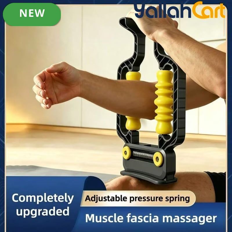Arm & Leg Massage Roller with Leg Support – Deep Tissue Muscle Recovery & Fitness Roller