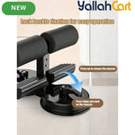Sit-Up Exercise Aid with Phone Holder & Dual Suction Cups – Home Ab Workout Equipment