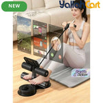 Sit-Up Exercise Aid with Phone Holder & Dual Suction Cups – Home Ab Workout Equipment