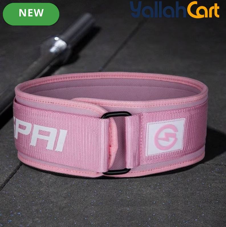 GINGPAI Professional Weightlifting Belt – Adjustable Waist Support for Gym & Strength Training