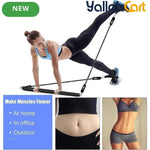 Portable Pilates Fitness Bar Set with 6 Resistance Bands – Home Workout Equipment