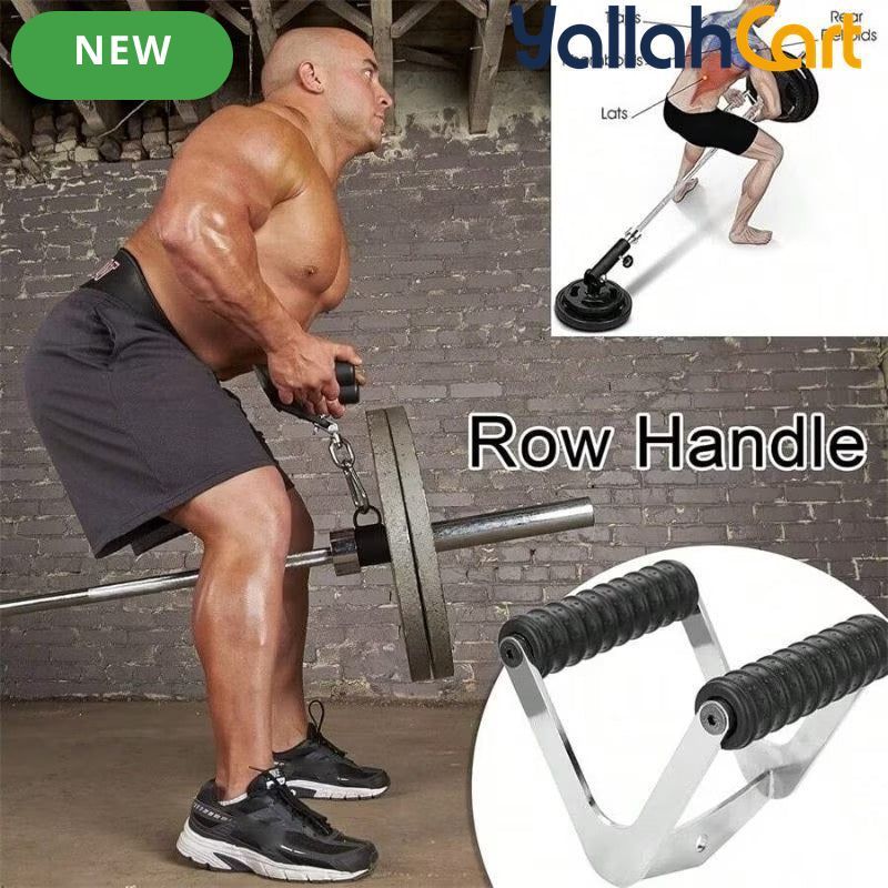 Multi-Purpose Cable Machine Attachment Bar – Back, Arm & Shoulder Training Handle