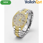 Luxury Two-Tone Men’s Watch – Unique Elegant Fashion Timepiece