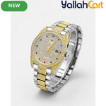 Luxury Two-Tone Men’s Watch – Unique Elegant Fashion Timepiece