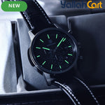 BENYAR Men’s Chronograph Quartz Watch – 46mm Sports Watch with Luminous Hands