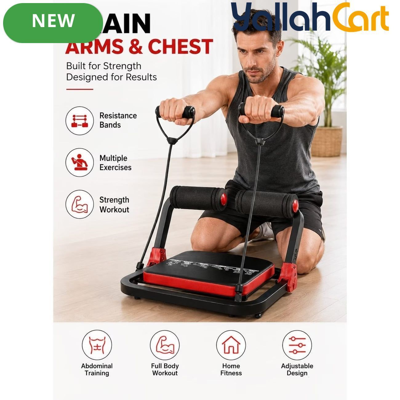 Multi-Function Abdominal Exercise Machine – Adjustable Full-Body Home Workout Board