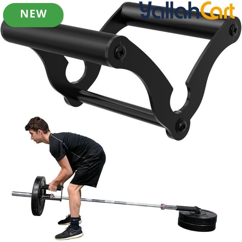 T-Bar Row Attachment with V-Bar Handle – Non-Slip Grip for Home Gym Workouts