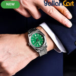 Green Men’s Automatic Mechanical Watch – 39mm Stainless Steel Waterproof Business Watch