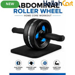 Silent Dual-Wheel Ab Roller – Stable Core Strength Training Equipment