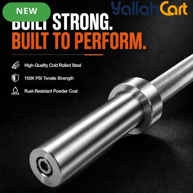 1.2m Weight Bar – Strength Training Bar for Squats, Deadlifts & Presses