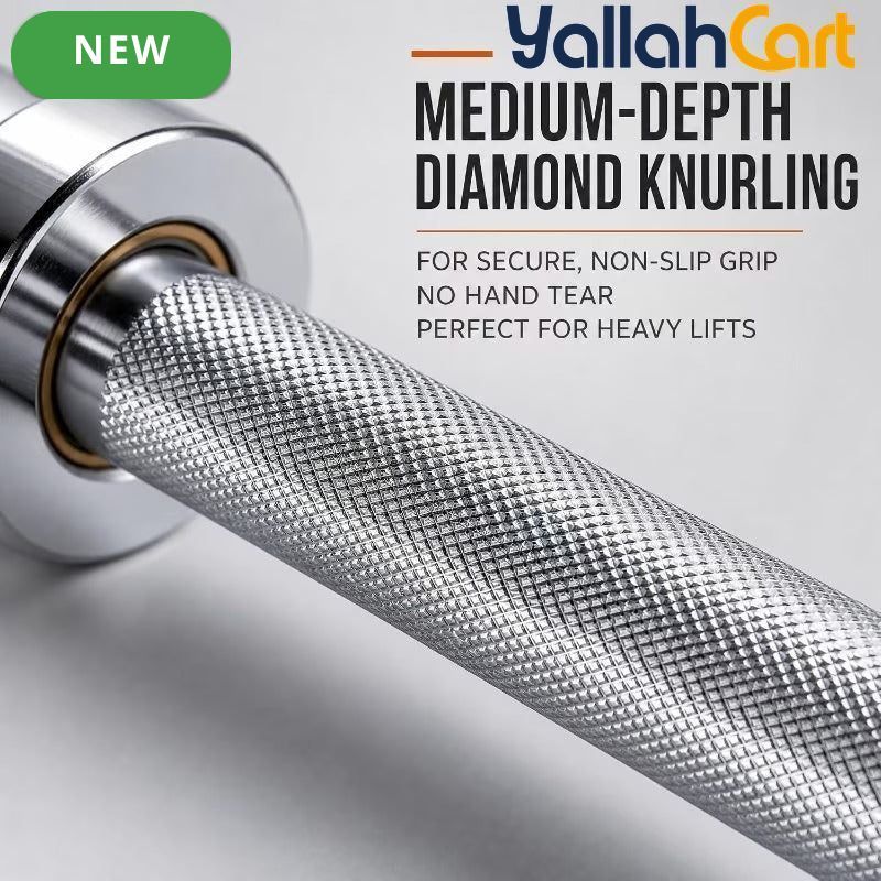 1.2m Weight Bar – Strength Training Bar for Squats, Deadlifts & Presses