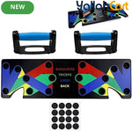 9-in-1 Push-Up Board with Non-Slip Handles – Portable Home Strength Training System