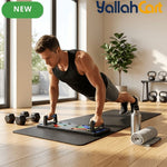 9-in-1 Push-Up Board with Non-Slip Handles – Portable Home Strength Training System
