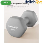 SONGMICS Neoprene Hex Dumbbell Set of 2 – Strength Training Weights for Home Workouts