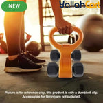 Adjustable Kettlebell & Dumbbell Converter with Non-Slip Handle – Portable Home Gym Accessory