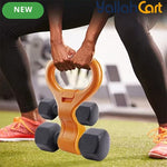 Adjustable Kettlebell & Dumbbell Converter with Non-Slip Handle – Portable Home Gym Accessory