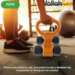 Adjustable Kettlebell & Dumbbell Converter with Non-Slip Handle – Portable Home Gym Accessory