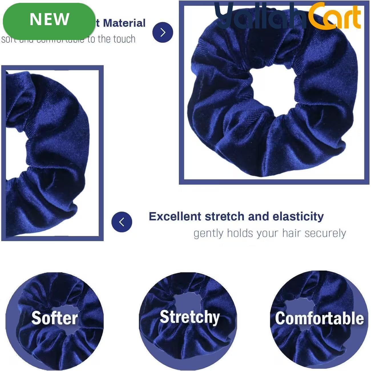 12-Pack Velvet Scrunchies for Women & Girls – Soft Elastic Hair Ties in Neutral Colors