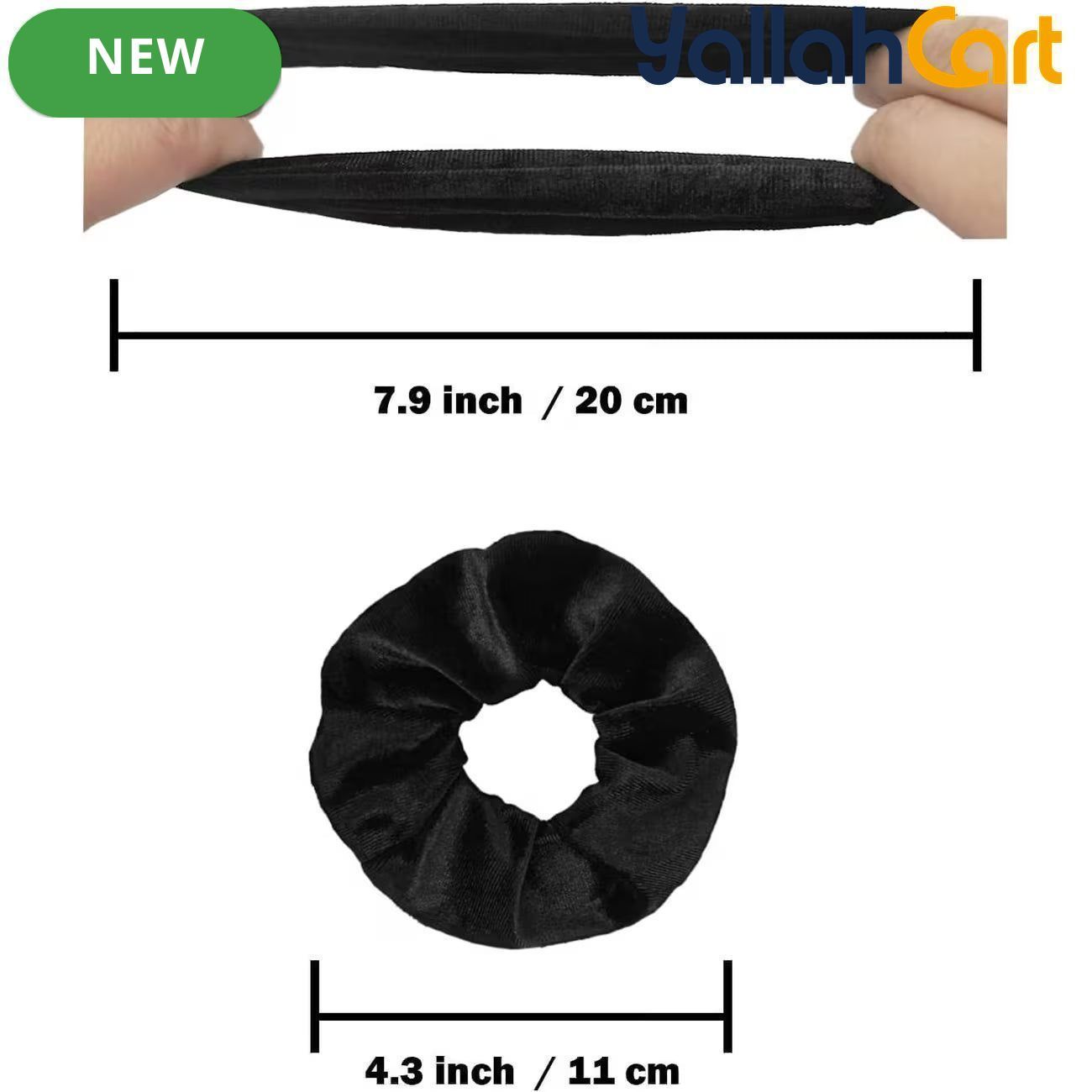 12-Pack Velvet Scrunchies for Women & Girls – Soft Elastic Hair Ties in Neutral Colors