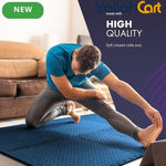 8-Pack Interlocking EVA Foam Floor Tiles – 40 x 40cm Exercise Mat for Home Gym & Yoga