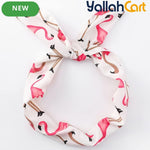 Multicolor Vintage Elastic Hair Band – Elegant Stretch Headband for Women & Girls