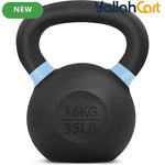 Yes4All Powder-Coated Cast Iron Kettlebell – Full-Body Strength Training Weight