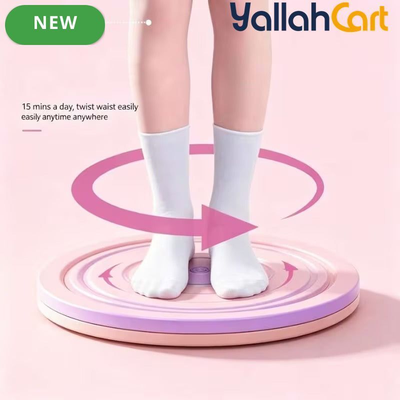 Home Fitness Waist Rotator – Abdominal & Core Training Machine for Women