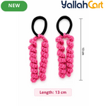 Handmade Crochet Swirl Hair Ties – Premium Stylish Hair Accessories for Women & Girls