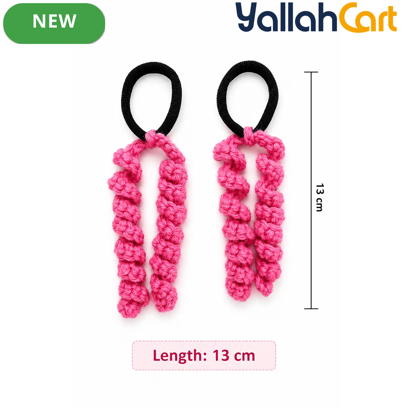 Handmade Crochet Swirl Hair Ties – Premium Stylish Hair Accessories for Women & Girls