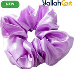 50-Piece Multicolor Satin Scrunchies & Hair Ties Set – Soft Hair Accessories for Women