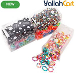 5-Box Set of 500 Elastic Hair Ties – Stretchy Ponytail Holders for Women & Girls