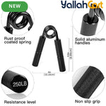 Adjustable Heavy-Duty Metal Hand Gripper – 22.68–158.76kg Resistance