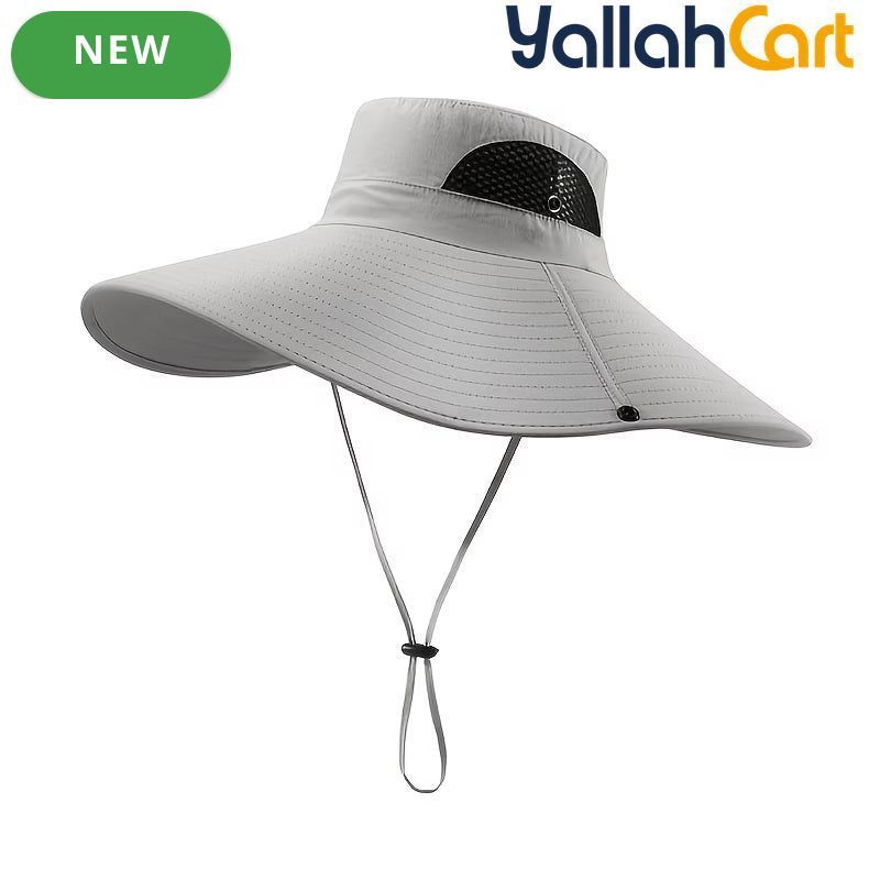 Men’s Quick-Dry Fisherman Hat – Breathable Outdoor Sun Protection Hat for Fishing & Hiking