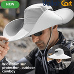 Men’s Quick-Dry Fisherman Hat – Breathable Outdoor Sun Protection Hat for Fishing & Hiking