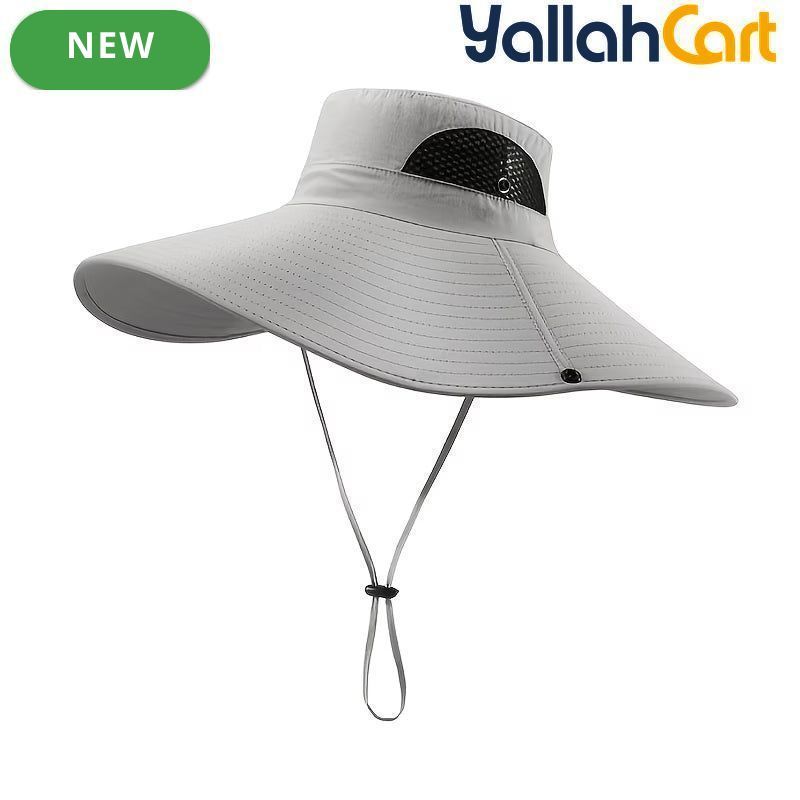 Men’s Quick-Dry Fisherman Hat – Breathable Outdoor Sun Protection Hat for Fishing & Hiking